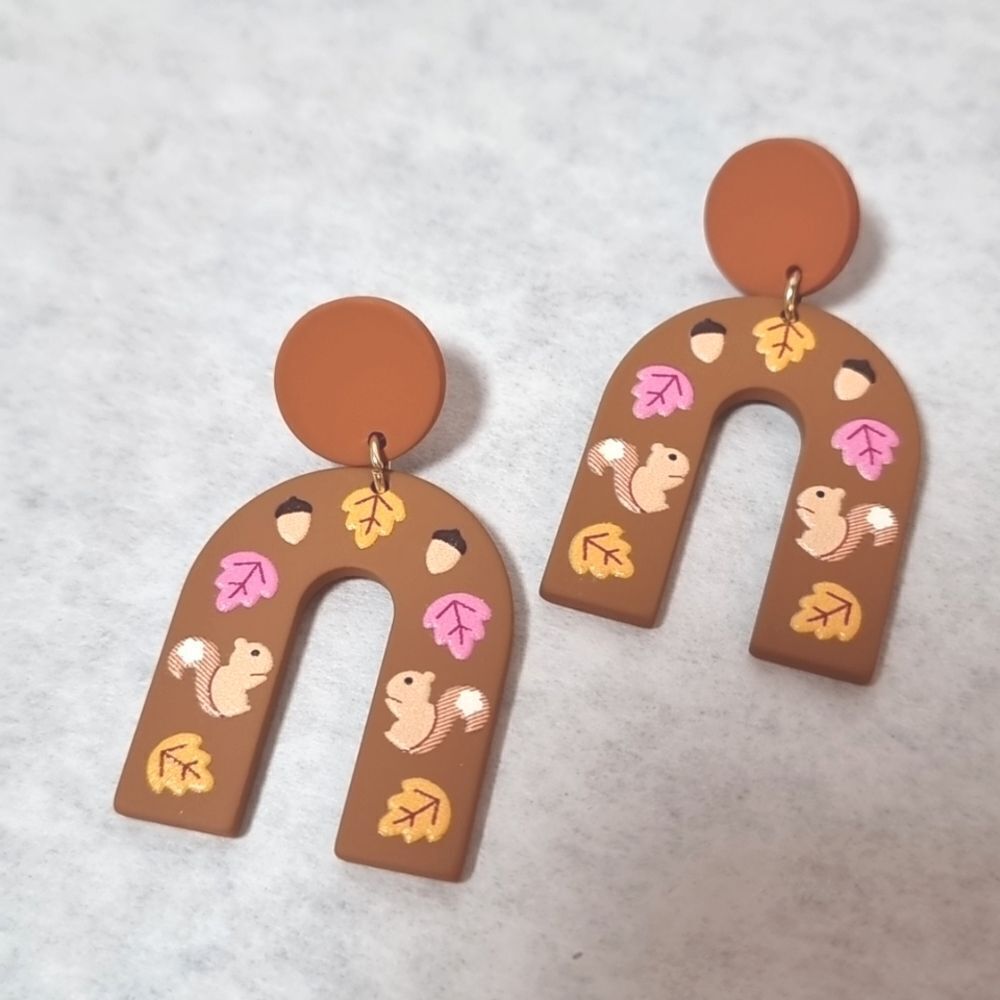 👋 Fall U Shaped Earrings | Mix And Match 3/$20